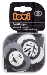 LOVI Salt&Pepper Dynamic Soother 0-3m suzete 2 buc pentru copii