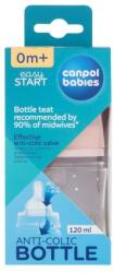 Canpol babies Royal Baby Easy Start Anti-Colic Bottle Little Princess 0m+ biberoane 120 ml pentru copii