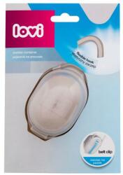 LOVI Soother Container Beige cutie pentru suzetă 1 buc pentru copii