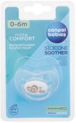 Canpol babies Newborn Baby More Comfort Silicone Soother Hearts 0-6m suzete 1 buc pentru copii