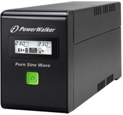 Power Walker UPS Power Walker Line-Interactive 600VA 2x PL 230V, PURE SINE, RJ11/RJ45, USB, LCD (VI 600 SW FR)