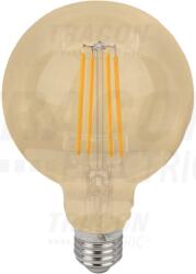 TRACON COG LED gömb fényforrás, arany 230 VAC, E27, 7W, 800 lm, G95, 2500K, EEI=E (FILGG958W)