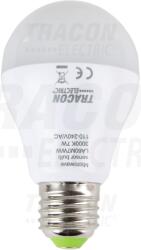 TRACON LED fényforrás beépített mozgásérzékelővel 110-240 V, 50/60 Hz, 7W, 600lm, 2700K, 360°, 60s, 5m,