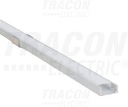 TRACON Alumínium profil LED szalagokhoz, lapos W=8mm, H=2m (LEDSZPS82)