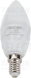 TRACON Gyertya búrájú LED fényforrásSAMSUNG chippel 230V, 50Hz, 8W, 4000K, E14, 720lm, 180°, C37, SAMSUNG chip, EEI=F (LGYS8NW)