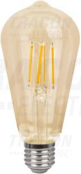 TRACON COG LED fényforrás, arany 230 VAC, E27, 8W, 800 lm, ST64, 2500K, EEI=F (FILGST648W)