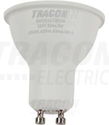 TRACON Műanyag házas SMD LED spot fényforrás SAMSUNG chippel 230V, 50Hz, GU10, 5W, 470lm, 6500K, 120°, SAMSUNG chip, EEI=F (SMDSGU105CW)