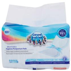 Canpol babies Air Comfort Superabsorbent Postpartum Hygiene Pads erős felszívódást biztosító szülés utáni betét 10 db nőknek