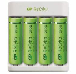 GP Batteries ReCyko B51418 Akkumulátor töltő Eco E411+ 4x AA 2100 mAh + 4x AAA 800 mAh akkumulátor