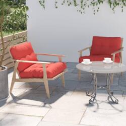 vidaXL Perne de paleți, 2 buc. roșu, material textil (360695)