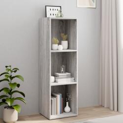 vidaXL Bibliotecă/dulap TV, gri sonoma, 36x30x114 cm, lemn prelucrat (826656) Biblioteca