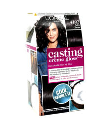 Casting Creme Gloss Vopsea de par fara amoniac L Oreal Paris Casting Creme Gloss 4102 Saten Glaciar, 180ml