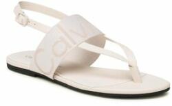 Calvin Klein Jeans Sandale Flat Sandal Toepost Webbing YW0YW00956 Alb