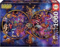 Educa 1000 db-os Neon puzzle - Csillagjegyek konstellációja (19561) (19561)