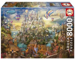 Educa 8000 db-os puzzle - Álmok városa (19570) (19570)