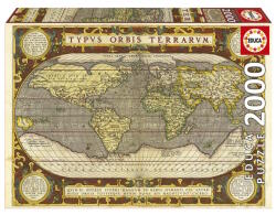 Educa 2000 db-os puzzle - Világtérkép (19620) (19620)