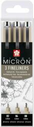 Sakura Pigma Micron Fineliner Set 3 Műszaki tollak Black 3 db (POXSDK3)
