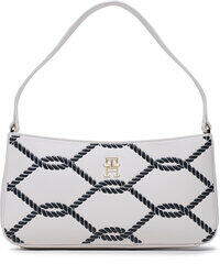 Tommy Hilfiger Geantă Th Timeless Shoulder Bag Rope AW0AW14738 Alb