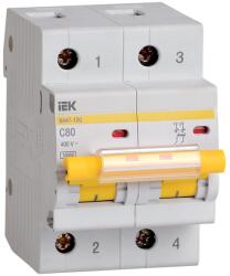 Iek Siguranta automata VA47-100 2P 80A 10kA curba C (MVA40-2-080-C)