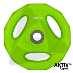 AktivSport Súlytárcsa Aktivsport 5 kg zöld (QRPL-115A_GREEN_5 kg) - aktivsport Súlytárcsa