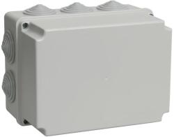 Iek Doza KM41245 pull box pentru montaj aparent 190x140x120 mm IP44 (RAL7035, 10 lead-ins) (UKO10-190-140-120-K41-44)