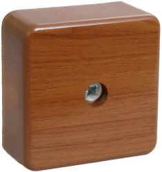 Iek KM41206-05 pull box pentru montaj aparent 50x50x20 mm oak (4 Clema s 3mm2) (UKO10-050-050-020-K24)