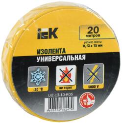 IEK Banda izolatoare 0, 13x15 mm galben 20 m (UIZ-13-10-K05)