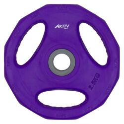 AktivSport Súlytárcsa Aktivsport 2, 5 kg kék (QRPL-115A_PURPLE_2,5 kg)