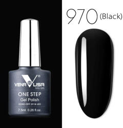 VENALISA One Step gél lakk fekete 970 (970)