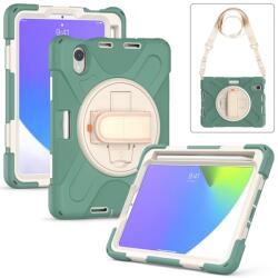  Husă de protecție SOLID pentru Apple iPad mini 6 2021 / mini 7 2024 verde închis