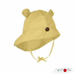 ManyMonths Pălărie ajustabilă ManyMonths Teddy Bear cânepă și bumbac - Citron Curd