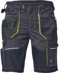 CERVA Pantaloni de lucru scurți bărbați SHELDON - Antracit / galbenă | 44 (03570031A1044)