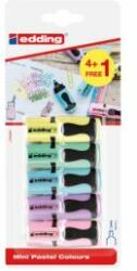 edding Set de evidențiatoare mini pastelate Edding 7/4S