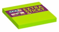 Stick`n by Hopax Blocnotes autoadeziv Stick' n Hopax, 76x76 mm, verde neon