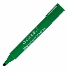 Q-CONNECT Marker permanent Q-CONNECT, vârf teșit, verde