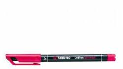 STABILO Marker permanent, 0, 4 mm, STABILO OHPen S universal, roșu