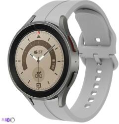 Samsung Galaxy Watch 4/5/5 Pro Szilikon szíj Samsung Watch 4/5 okosórához, Szín Szürke