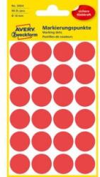 Avery Zweckform Etichete rotunde de 18 mm roșu Avery