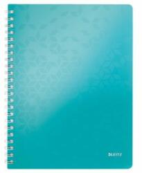 Leitz Bloc notes liniat Leitz WOW A4, albastru glacial