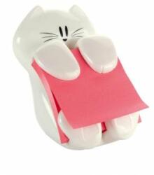 Post-it Dispenser pentru etichete autoadezive „Z, 3M POSTIT „Pisică, alb