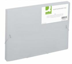 Q-CONNECT Cutie de plastic cu bandă de cauciuc pentru lapte Q-CONNECT