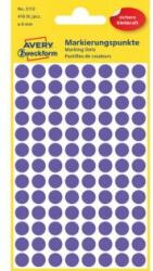 Avery Zweckform Etichete rotunde de 8 mm Avery violet