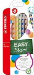 STABILO Creioane colorate din lemn EASYcolors P, set de 6