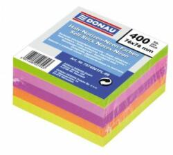DONAU Blocnotes DONAU 76 x 76 mm, 5 culori neon, 400 de coli