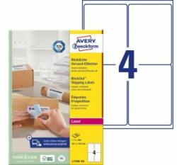 Avery-Zweckform Etichete de expediere 99, 1x139 mm Avery A4 100 coli, laser