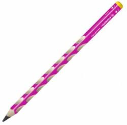 STABILO Creioane ergonomice STABILO EASYgraph pentru stângaci, roz, 6 bucăți