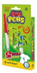 Centropen Markere - suflare CENTROPEN 1539/5 Culori textile