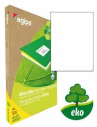 Agipa Etichete universale reciclate 210x297mm Agipa A4 100 coli