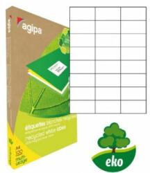 agipa Etichete universale reciclate 70x37mm Agipa A4 100 coli