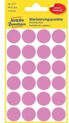 Avery Zweckform Etichete rotunde 18 mm Avery roz